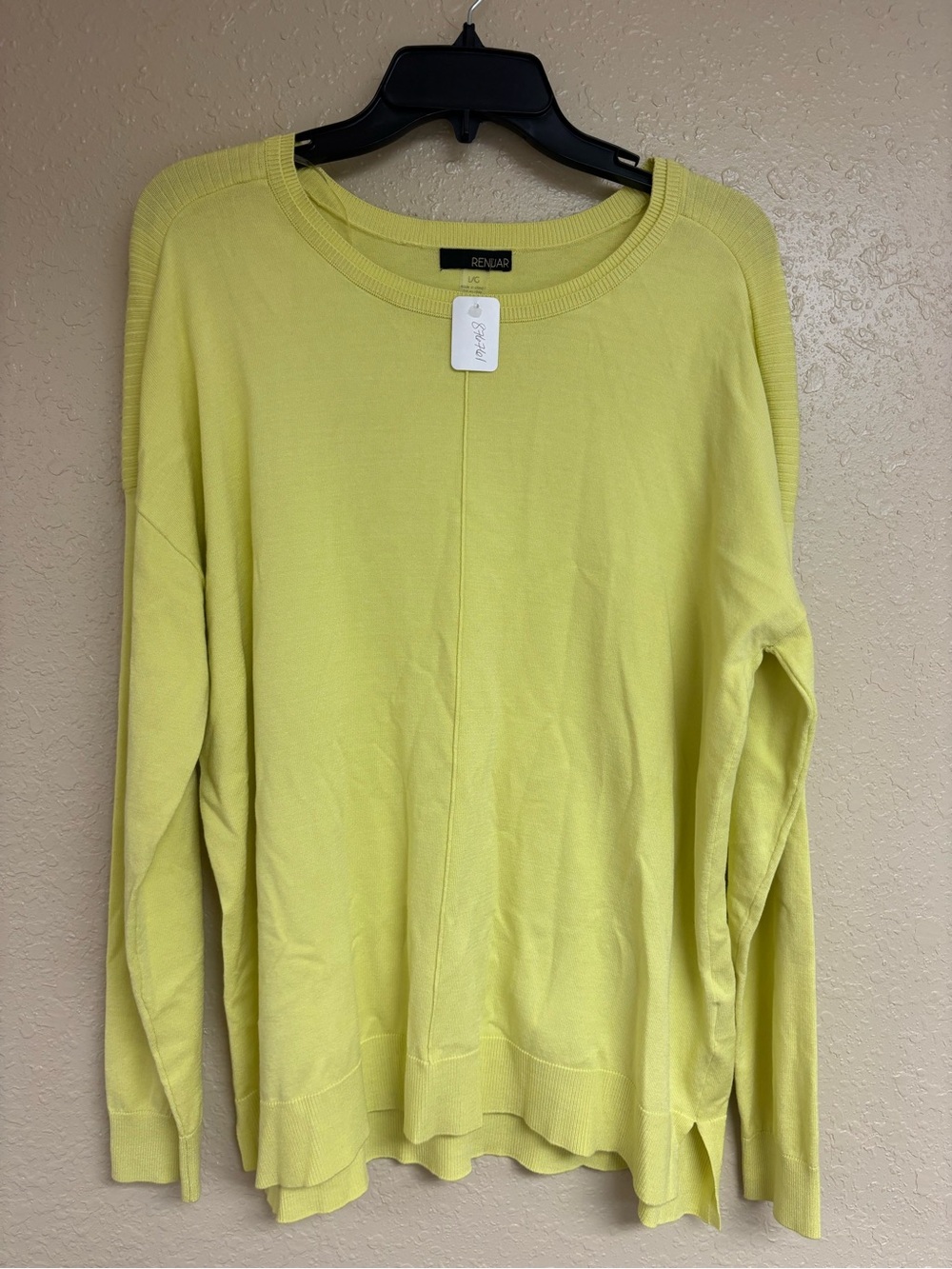 Renuar Light Yellow Crewneck Sweater
